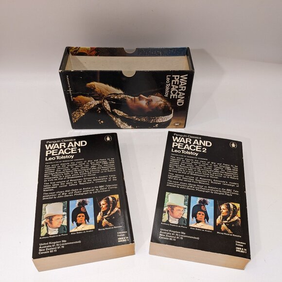 Vintage 1972 Penguin Classics Box Set – War and Peace by Leo Tolstoy – 2 Volumes - Picture 5 of 7